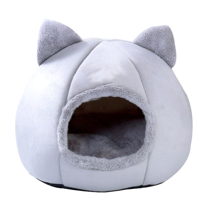 PawLuxe Oval Comfort Nest Pet Bed