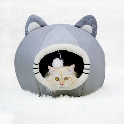 PawLuxe Oval Comfort Nest Pet Bed