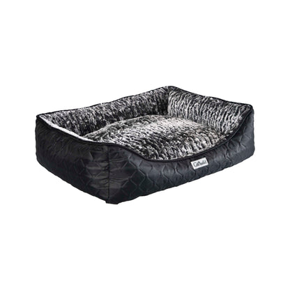 GoWild Quilted Plush Pet Bed Raised Sides