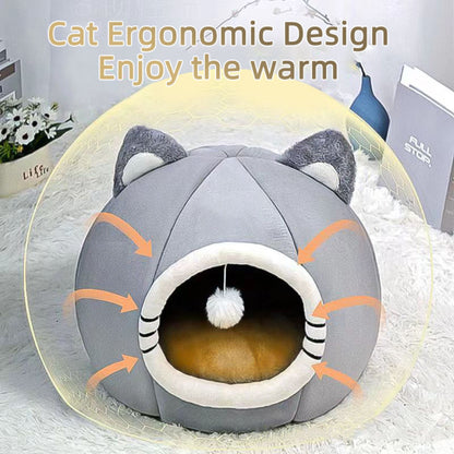 PawLuxe Oval Comfort Nest Pet Bed
